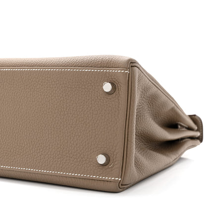 Hermes Togo Kelly Retourne 32 Etoupe 10 of 12