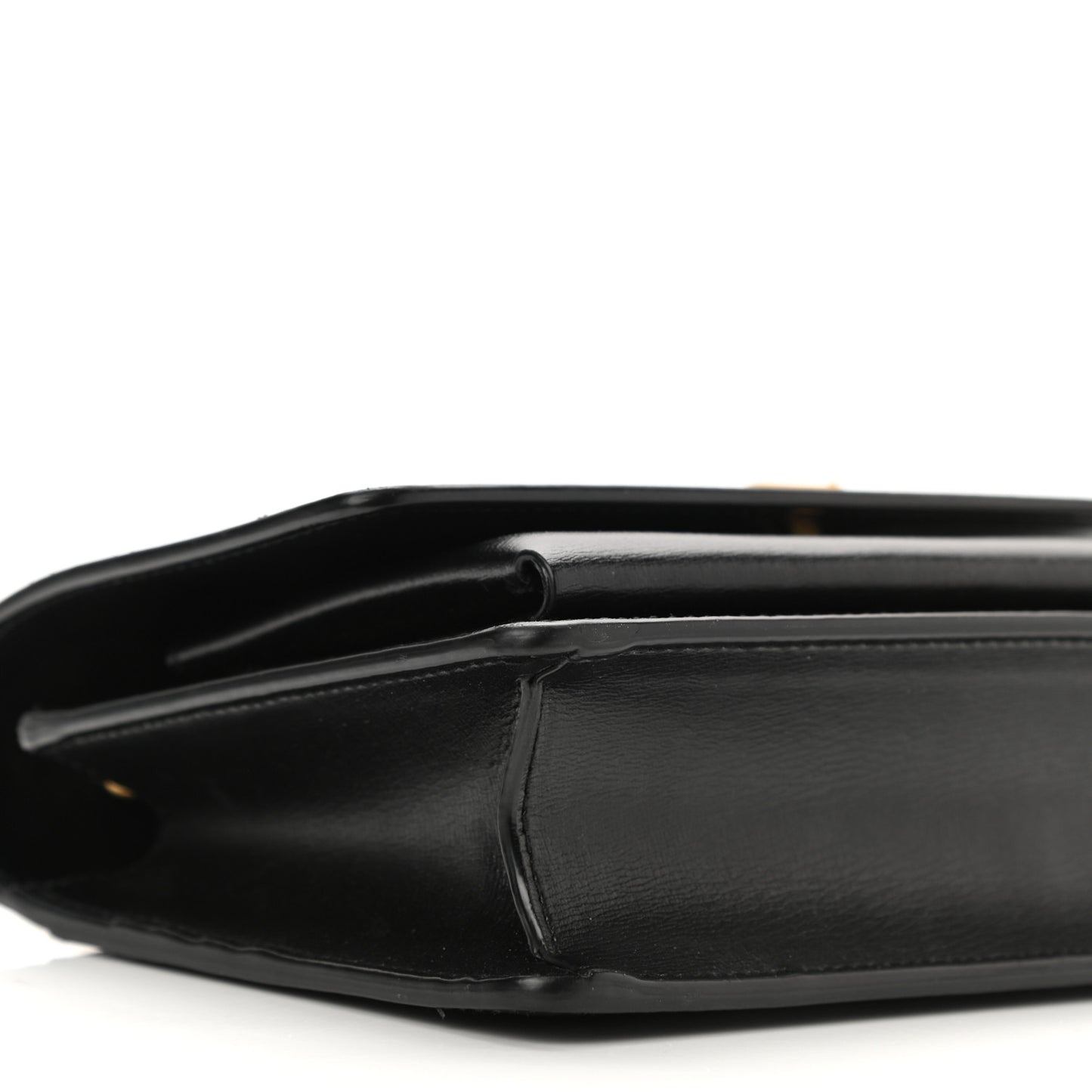 Calfskin Monogram Sunset Chain Wallet Black