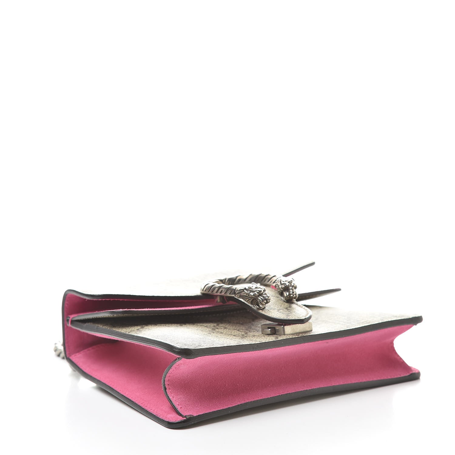 Gucci GG Supreme Monogram Mini Dionysus Shoulder Bag Pink 4 of 14