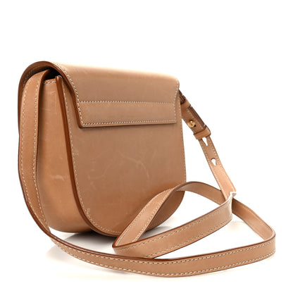 Saint Laurent Smooth Vintage Calfskin Small Kaia Satchel Brown Gold 3 of 12