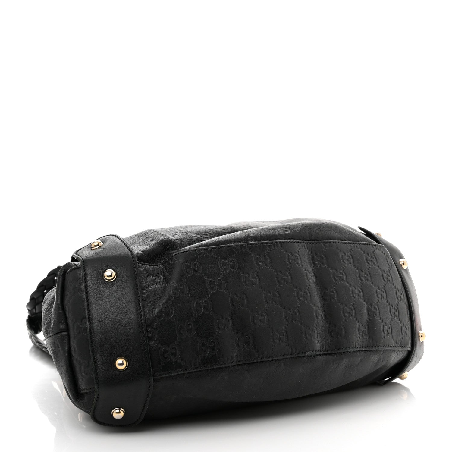 Gucci Guccissima Small Pelham Shoulder Bag Black 4 of 11
