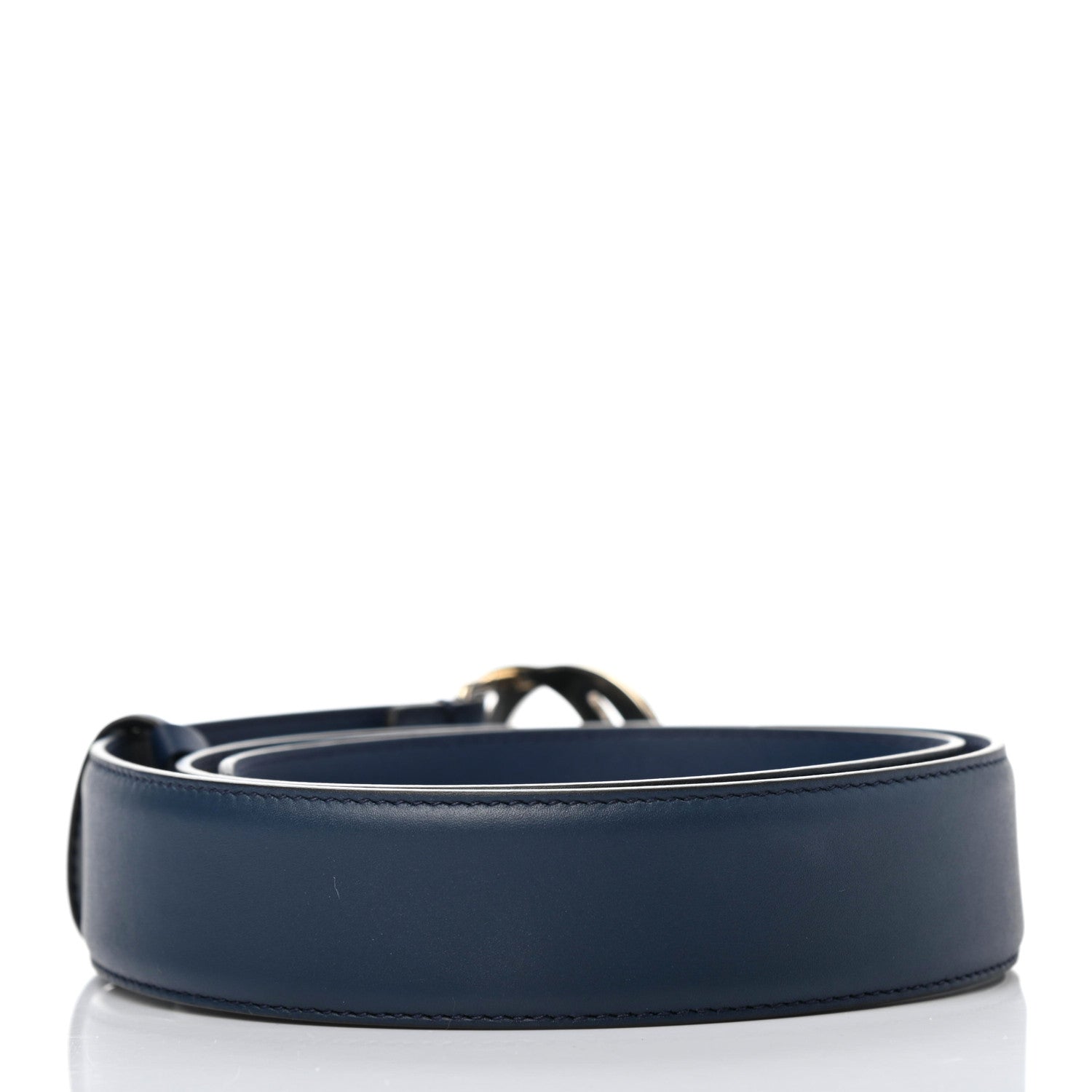 Gucci Moon Calfskin Interlocking G 37mm Belt 90 36 Cobalt Blue 2 of 4