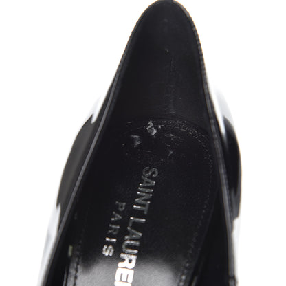 Saint Laurent Patent Opyum 100 Pumps 38 Black Silver 9 of 9