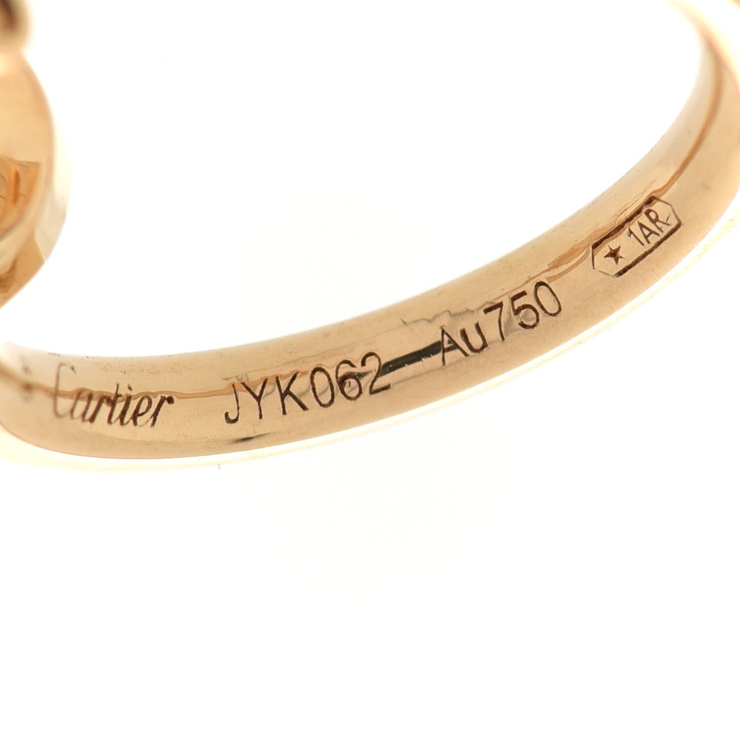 18K Yellow Gold Juste Un Clou Hoop Earrings