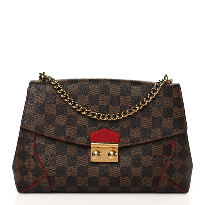 Louis Vuitton Damier Ebene Caissa Clutch Cherry 1 of 9