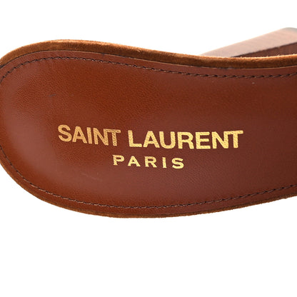 Saint Laurent Suede Blade 105 Slingback Pumps 40 Brown 8 of 9
