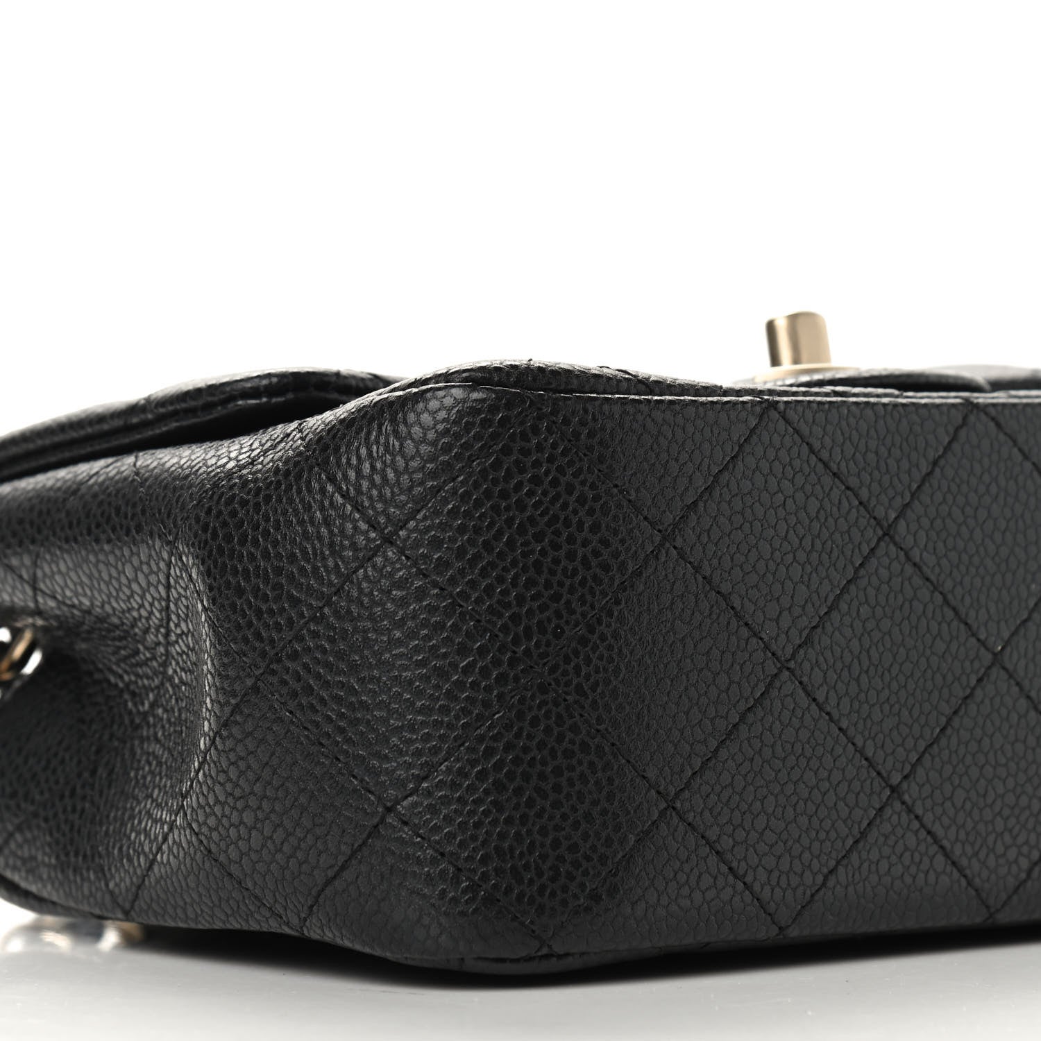 Chanel Caviar Quilted Mini Square Flap Black 8 of 9
