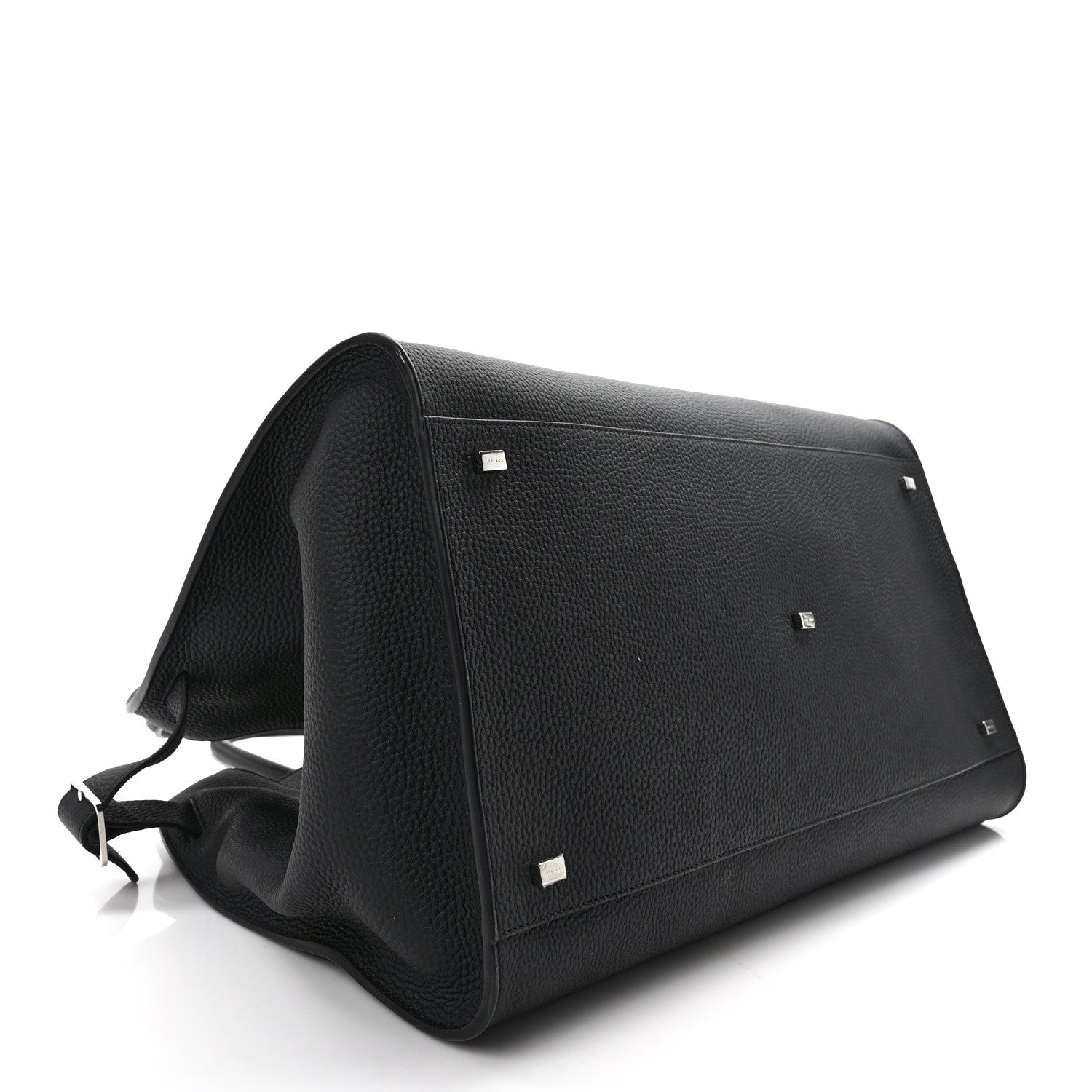 The Row Grained Calfskin Soft Margaux 17 Black 4 of 8