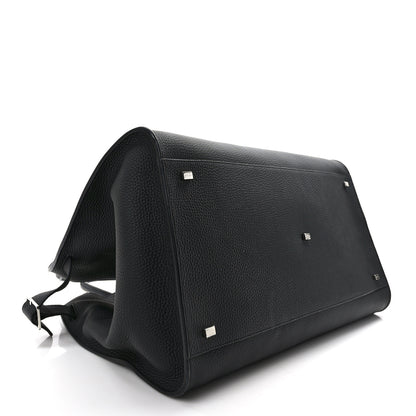 The Row Grained Calfskin Soft Margaux 17 Black 4 of 8