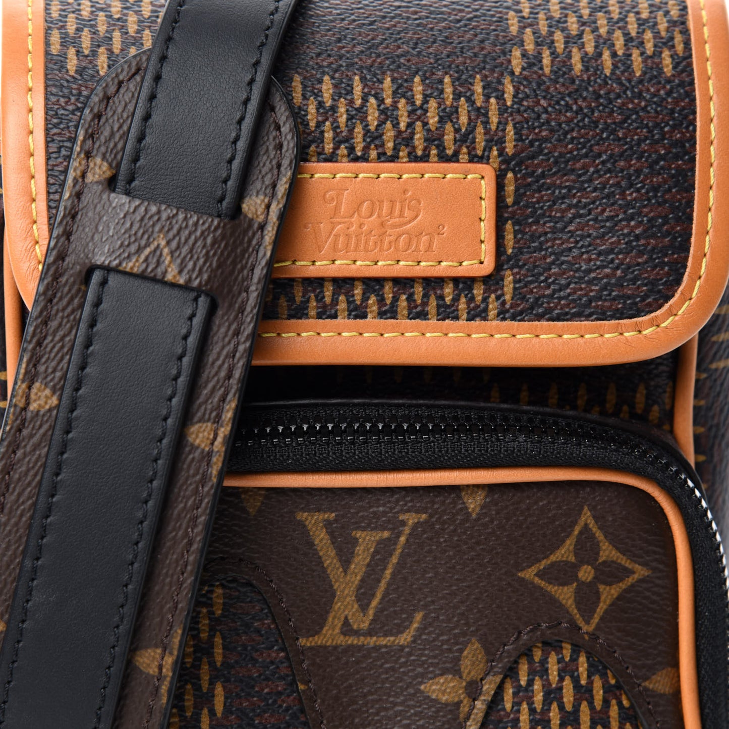 X NIGO Giant Damier Ebene Monogram Nano Amazone Messenger