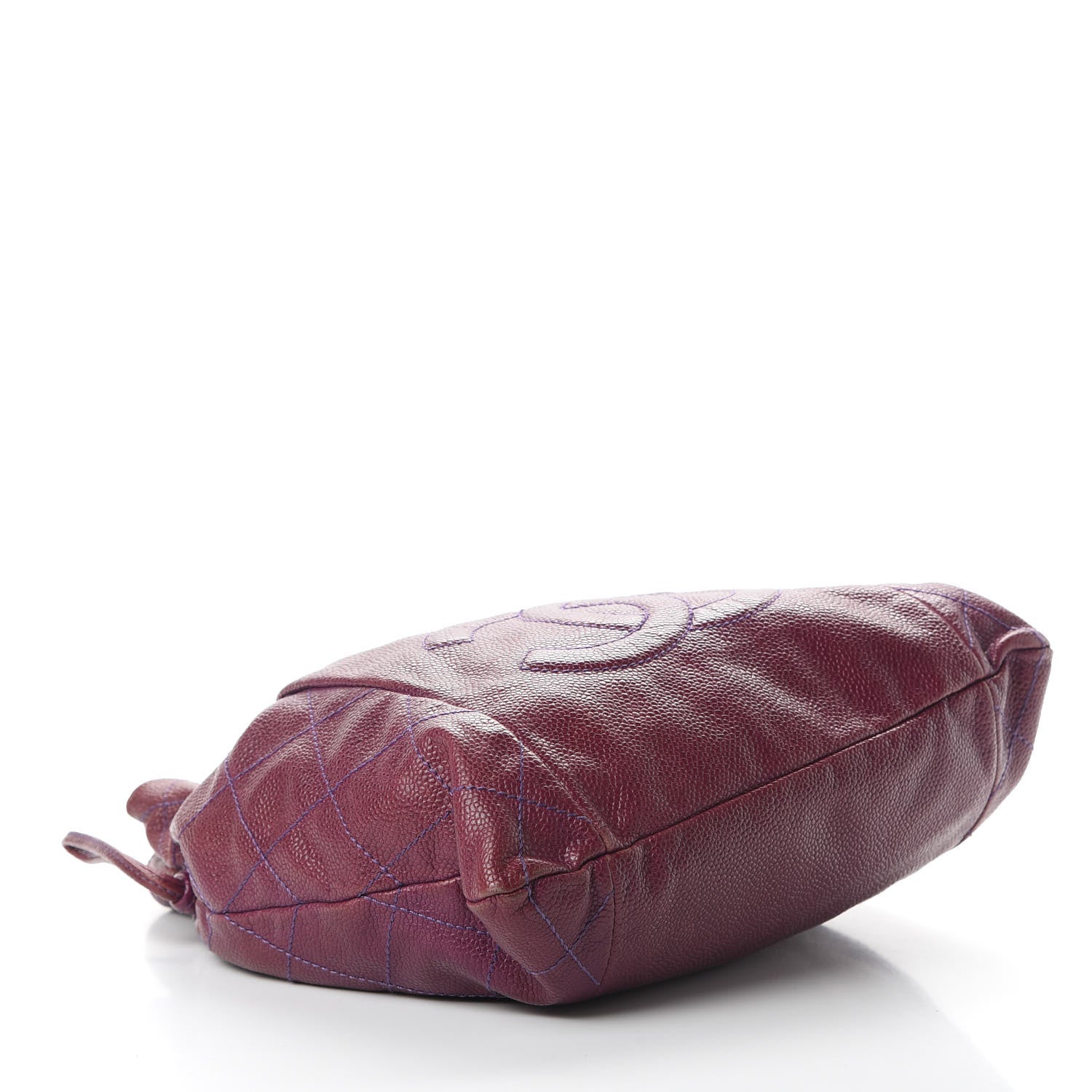 Chanel Caviar 31 Drawstring Tote Burgundy 4 of 12