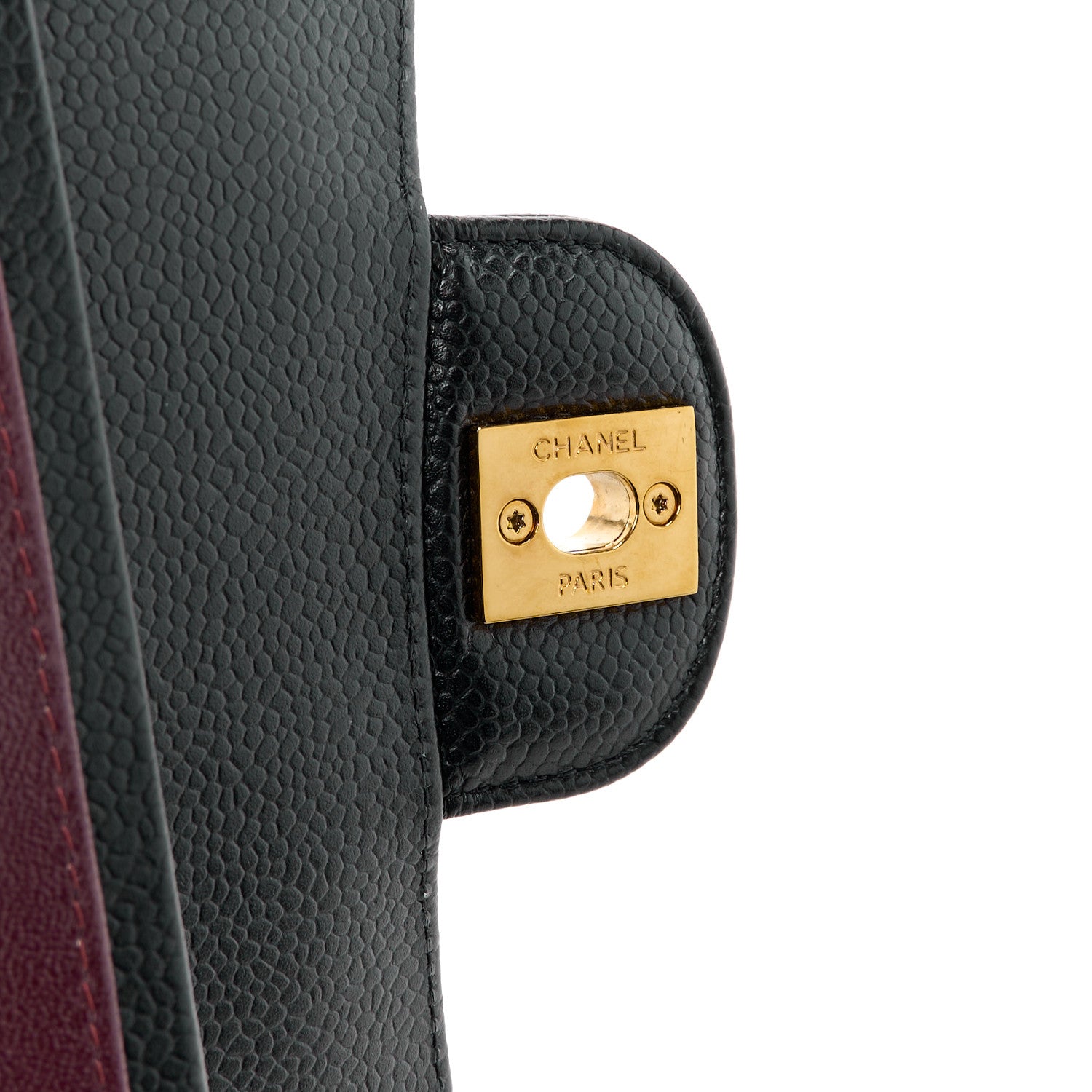 Chanel Caviar Quilted Medium Double Flap Black 7 of 11