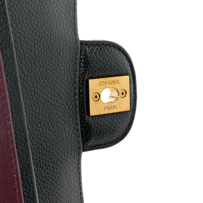 Chanel Caviar Quilted Medium Double Flap Black 7 of 11