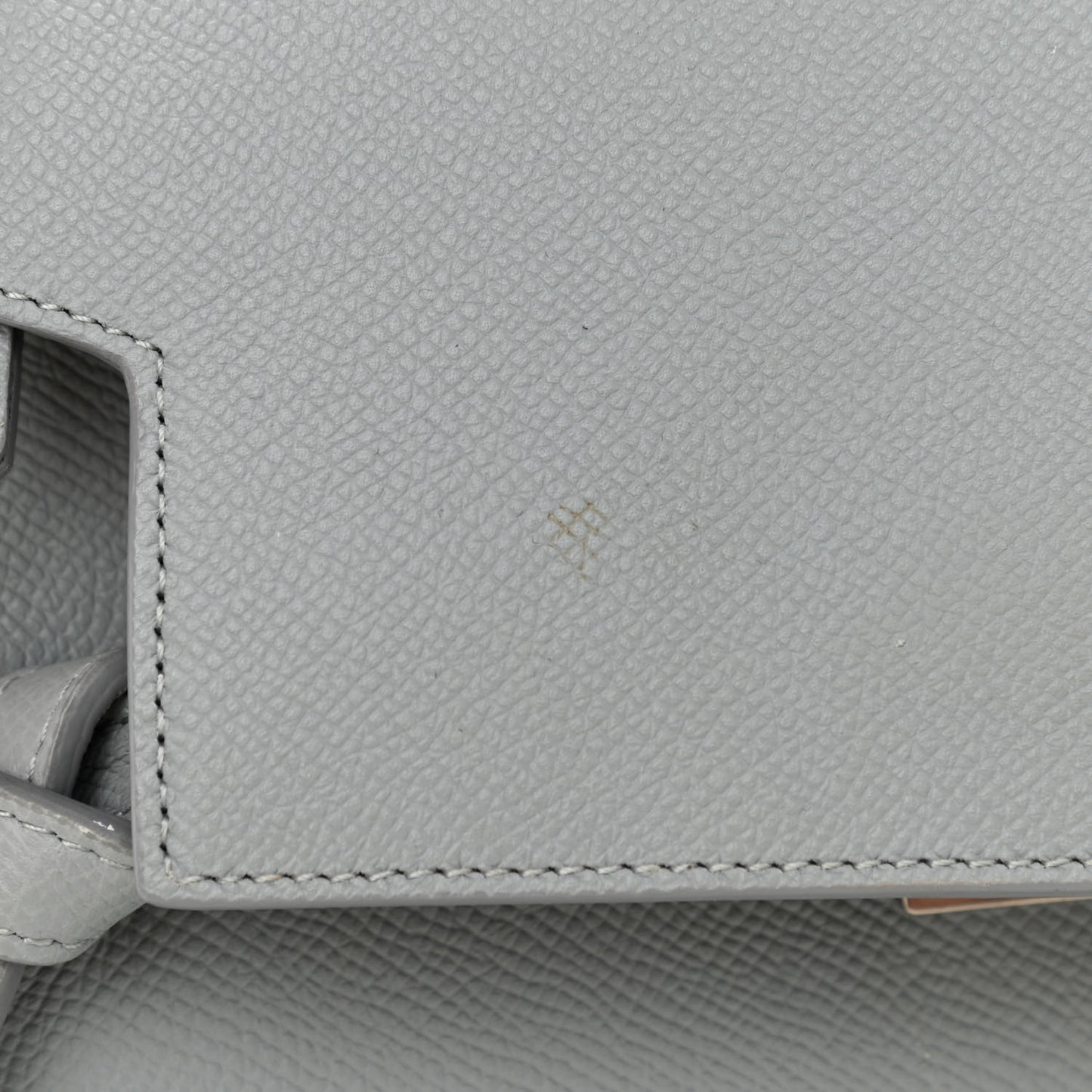 Grained Calfskin Micro Belt Bag Cloud
