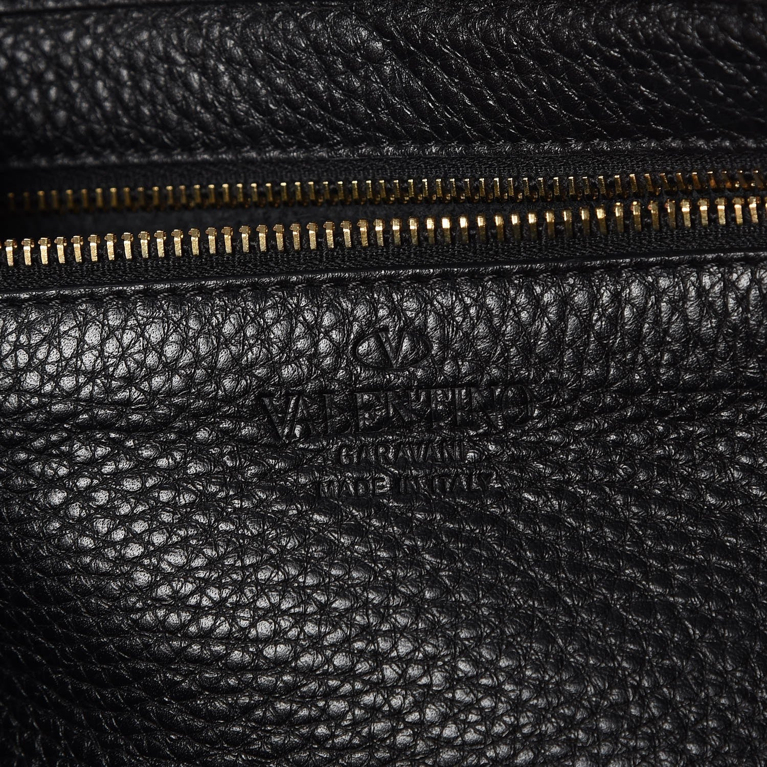 Valentino Garavani Pebbled Calfskin Medium Rockstud Tote Black 6 of 7