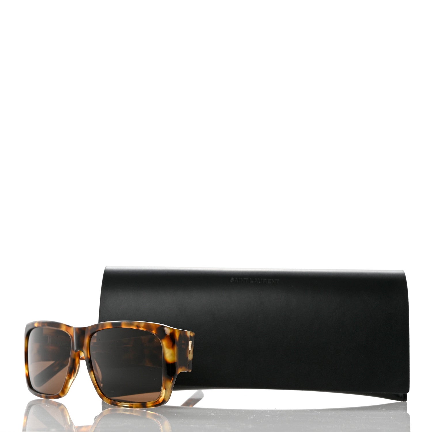 Saint Laurent SL 366 Lenny Sunglasses Havana Brown 8 of 8