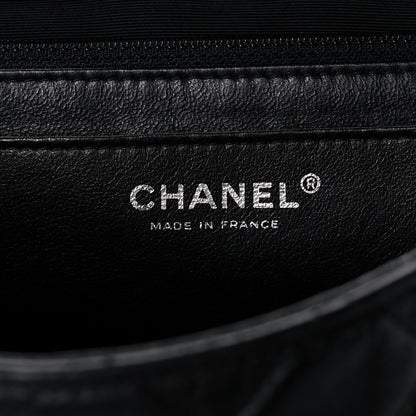 Chanel Washed Lambskin Quilted Jumbo Hybrid Reissue Flap Black 8 of 12