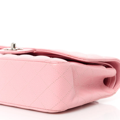 Chanel Caviar Quilted Medium Double Flap Light Pink 11 of 12