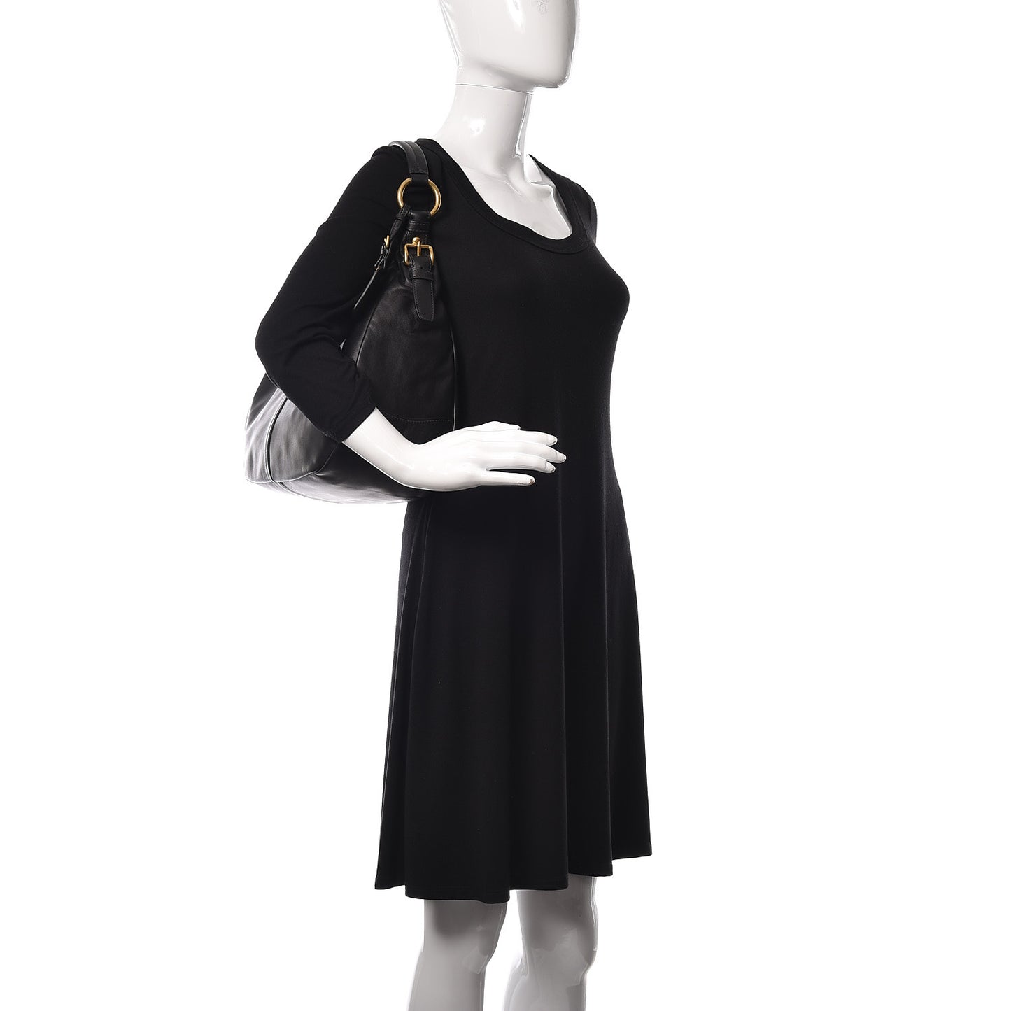 Soft Calfskin Hobo Black