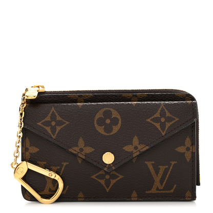 Louis Vuitton Monogram Recto Verso Card Holder Black 1 of 9