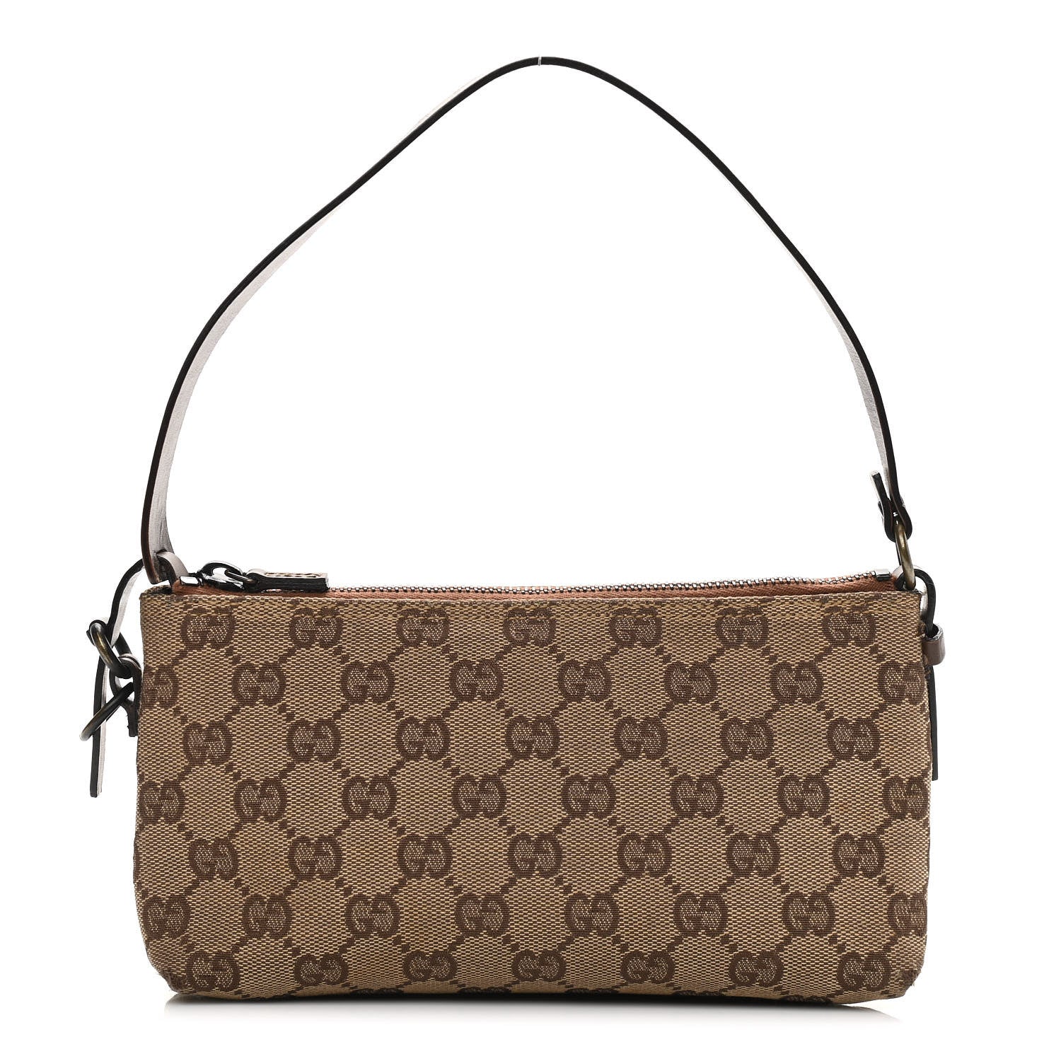 Gucci Monogram Small Pochette Brown 1 of 11