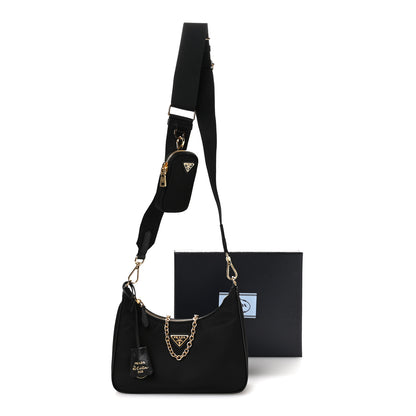 Prada Nylon Re-Edition 2005 Shoulder Bag Black 12 of 12