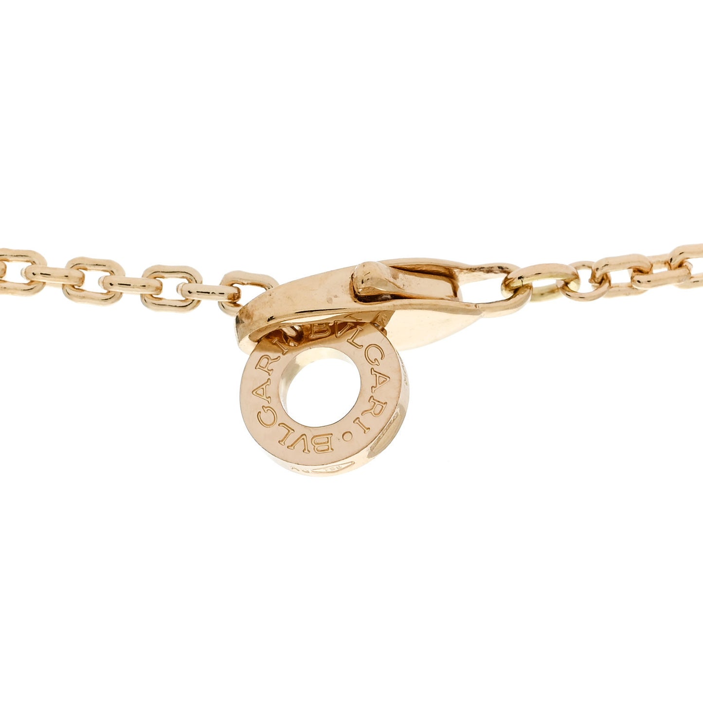 18K Yellow Gold Diamond .38ctw B.Zero1 Rock Pendant Necklace