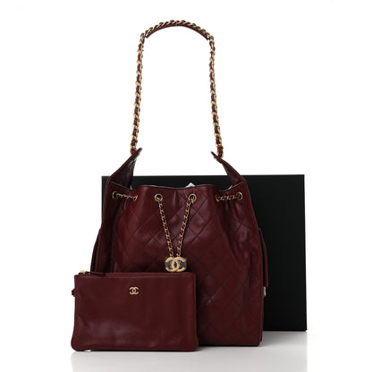 Chanel Caviar Quilted Medium Chanel 25 Handbag Burgundy 12 of 12