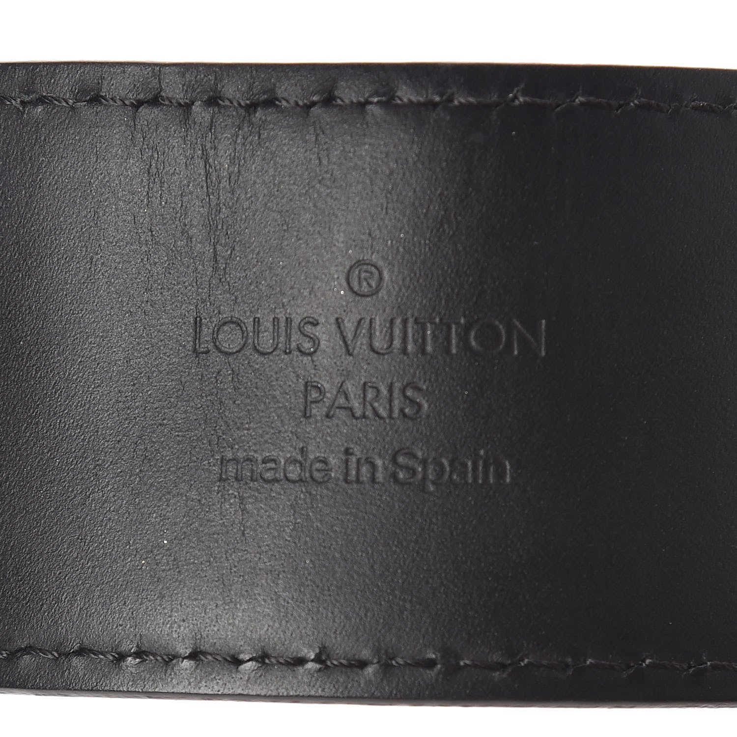 Louis Vuitton Damier Graphite LV Initiales Belt 85 34 4 of 8