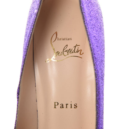 Christian Louboutin Mini Glitter 100 Pumps 39 Purple 7 of 12