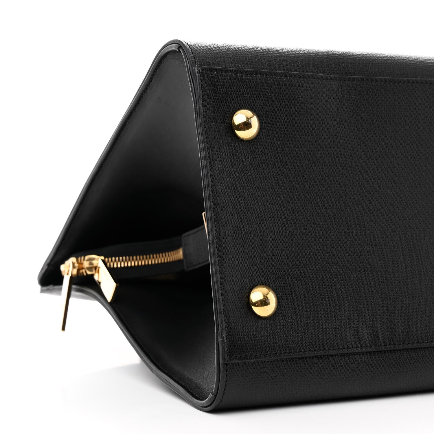Saint Laurent Textured Calfskin Medium Classic Y Cabas Black 9 of 10