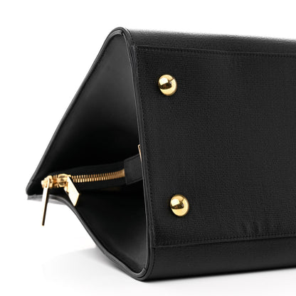 Saint Laurent Textured Calfskin Medium Classic Y Cabas Black 9 of 10
