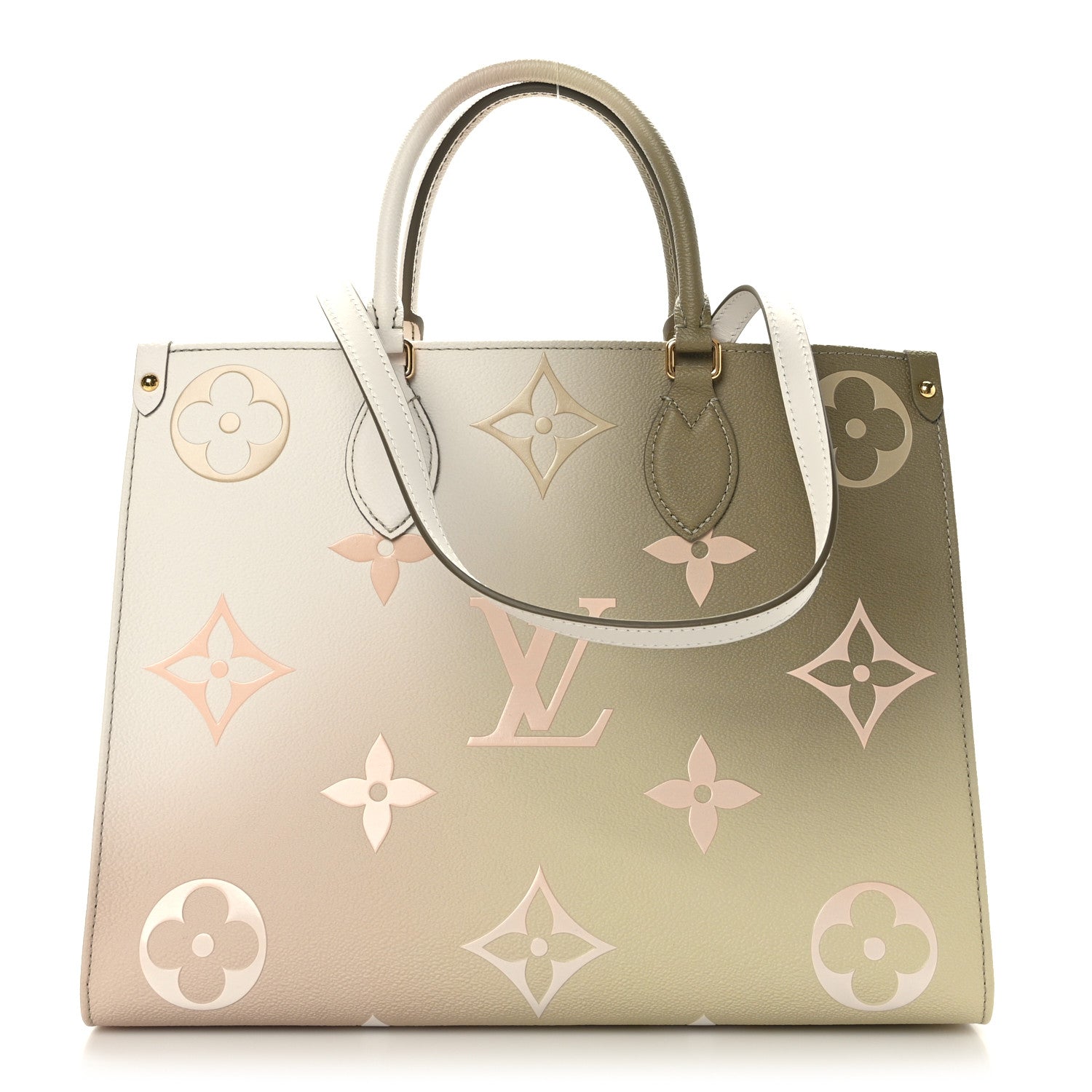 Louis Vuitton Monogram Giant Spring In The City OnTheGo MM Sunset Kaki 1 of 8