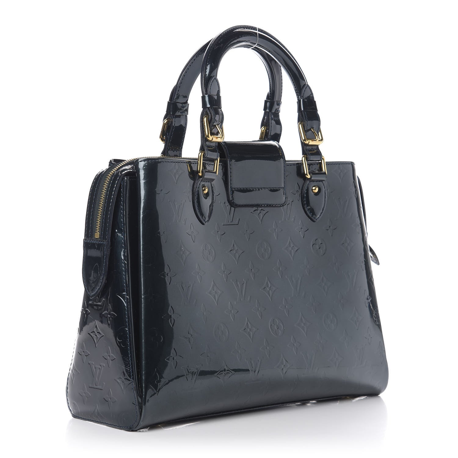 Louis Vuitton Vernis Melrose Avenue Blue Nuit 3 of 9