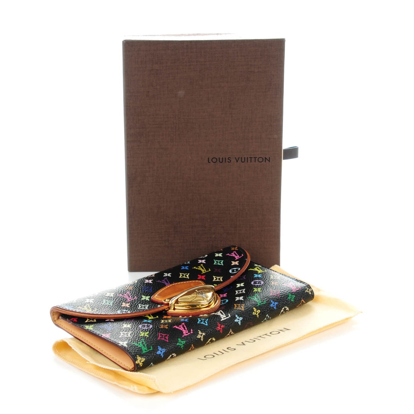 Monogram Multicolor Eugenie Wallet Black