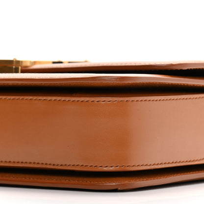 Saint Laurent Box Calfskin Monogram Medium Solferino Satchel Camel 9 of 10