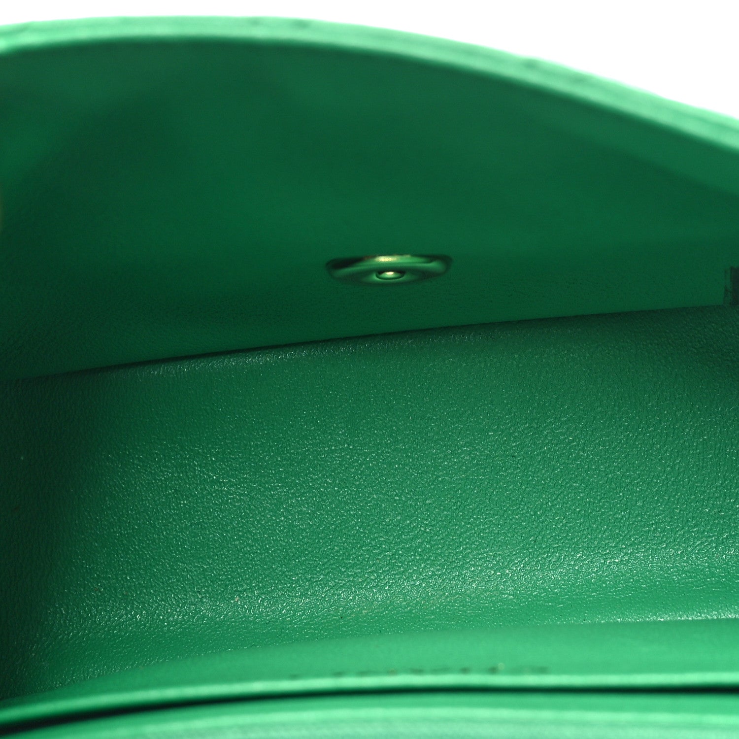 Chanel Lambskin Quilted Mini Square Flap Green 5 of 9