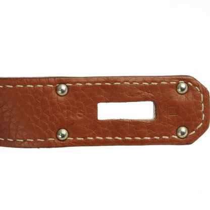 Hermes Taurillon Clemence Jypsiere 34 Gold 12 of 12
