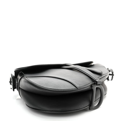 Christian Dior Ultra Matte Calfskin Saddle Bag Black 3 of 10