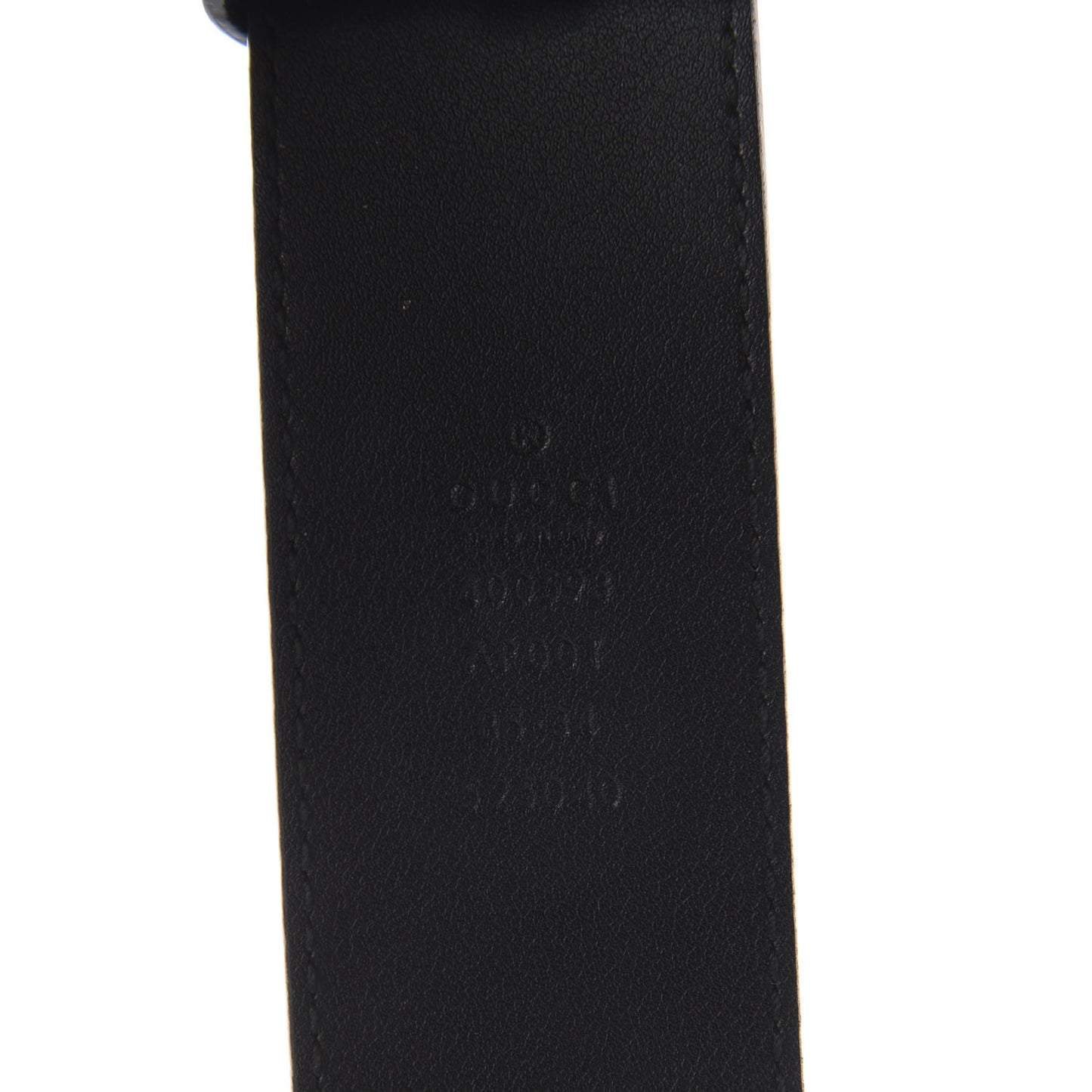 Calfskin Double G 40mm Belt 85 34 Black