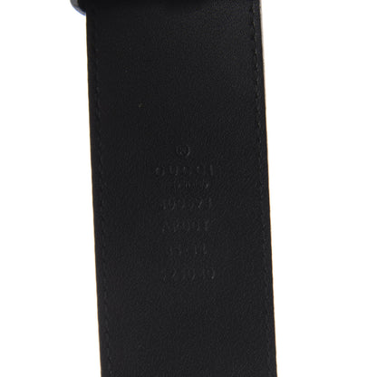 Gucci Calfskin Double G 40mm Belt 85 34 Black 3 of 4