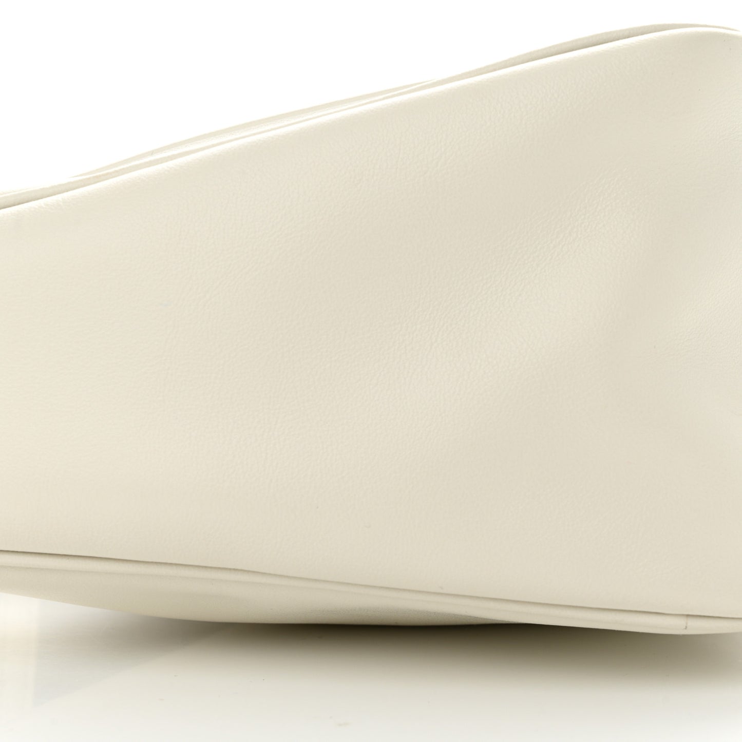 Grace Lux Triangle Shoulder Bag White