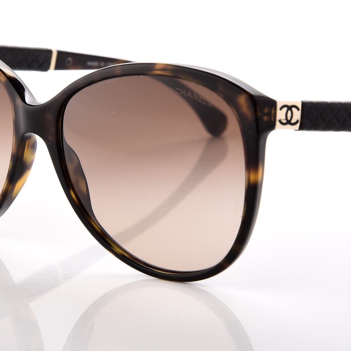 Quilted CC Sunglasses 5225-Q Tortoise