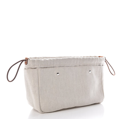 Hermes Canvas Barenia Fourbi 25 MM Pouch Naturel Fauve 3 of 9