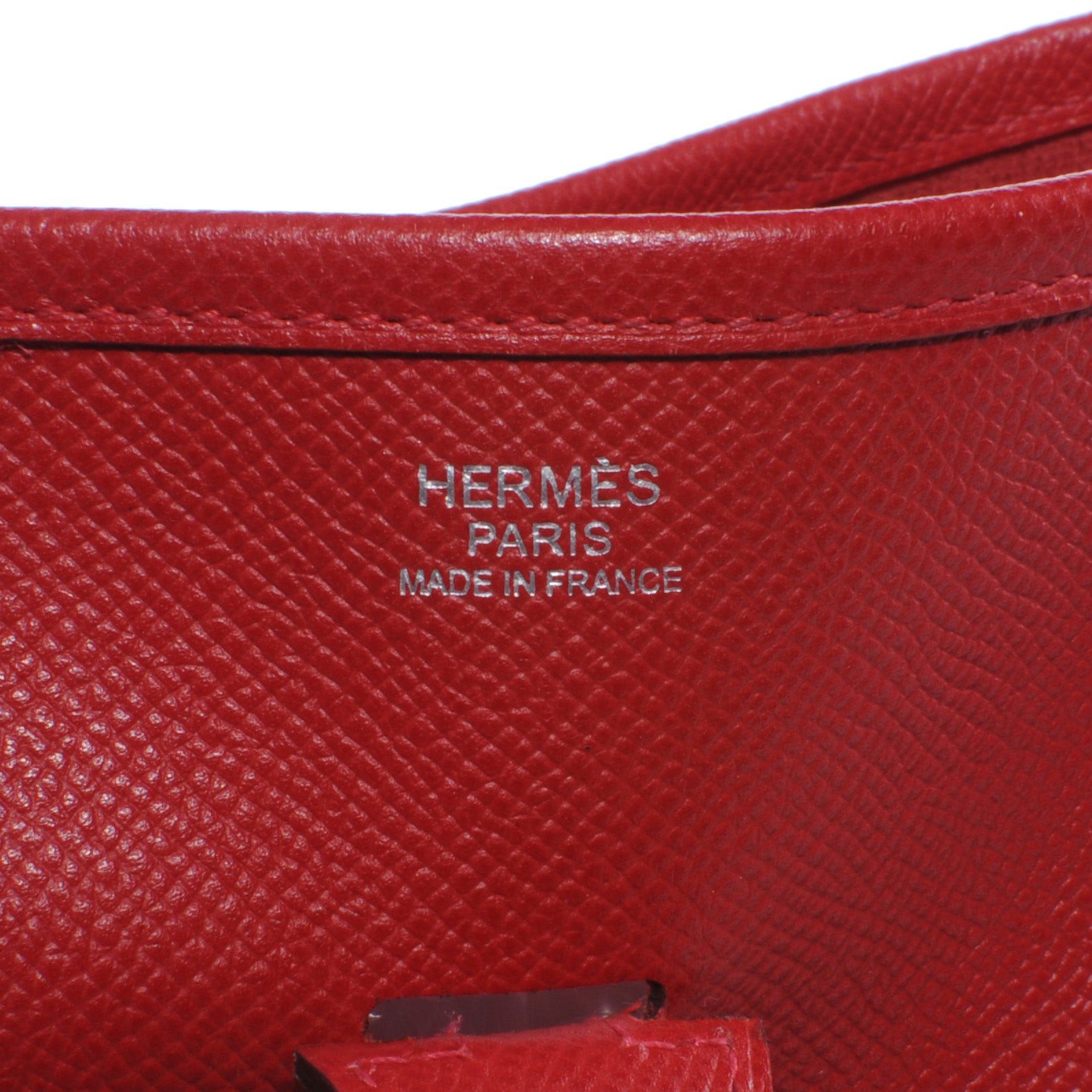 Hermes Epsom Evelyne III PM Rouge Casaque 5 of 7
