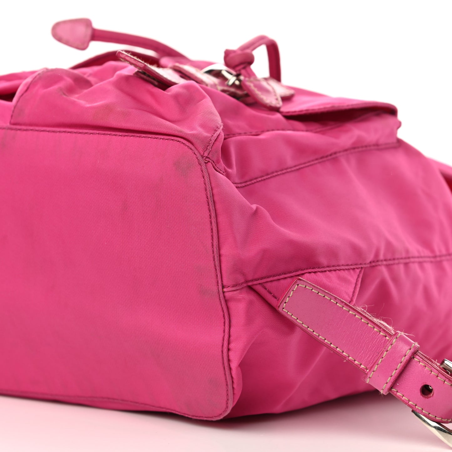 Nylon Vela Backpack Fuxia