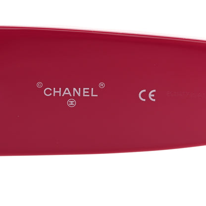 Chanel Acetate Shield Sunglasses 71466-A Blue Pink 6 of 8