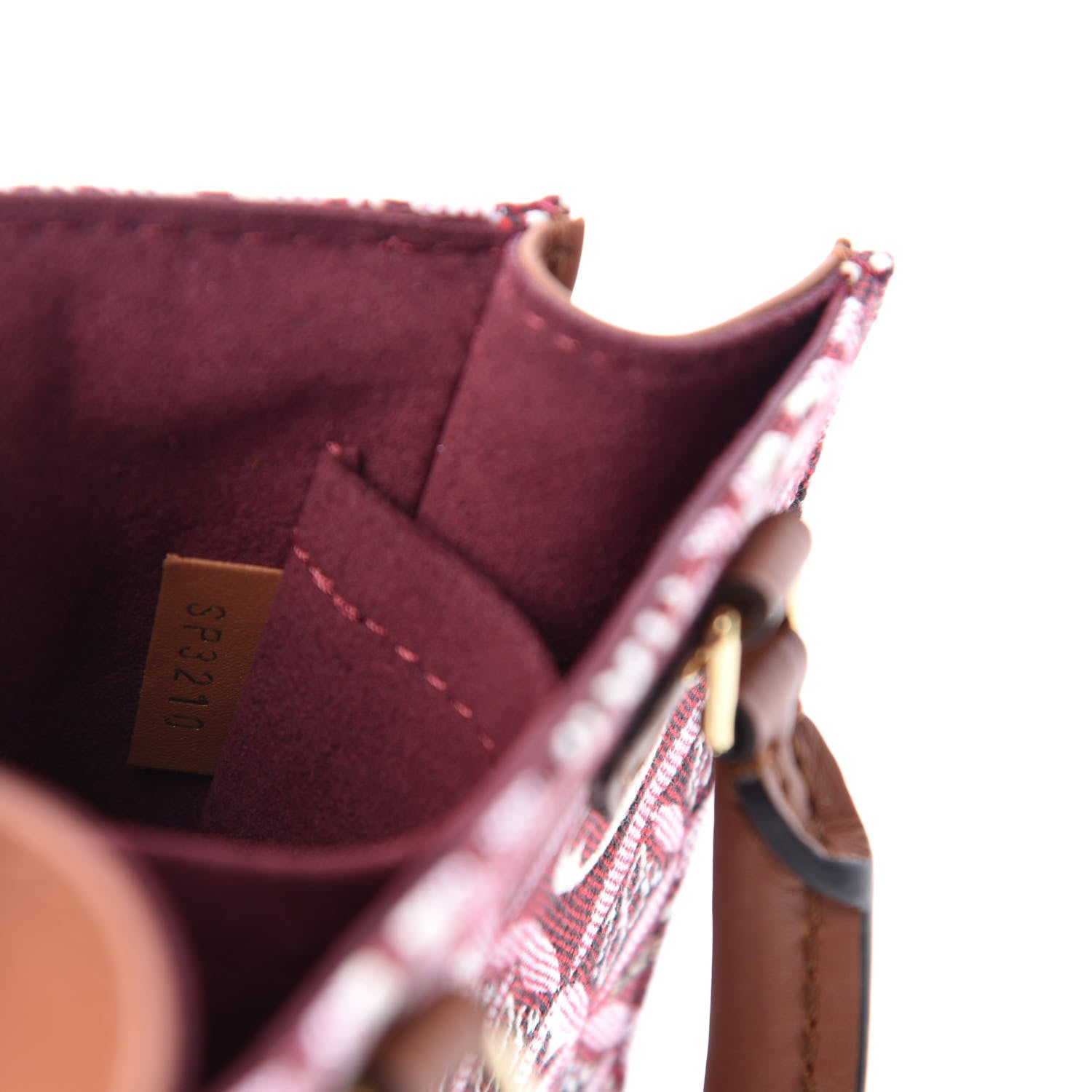 Louis Vuitton Jacquard Since 1854 Petit Sac Plat Bordeaux 9 of 11