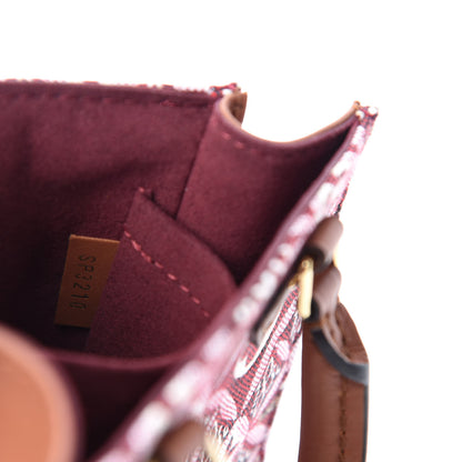 Louis Vuitton Jacquard Since 1854 Petit Sac Plat Bordeaux 9 of 11