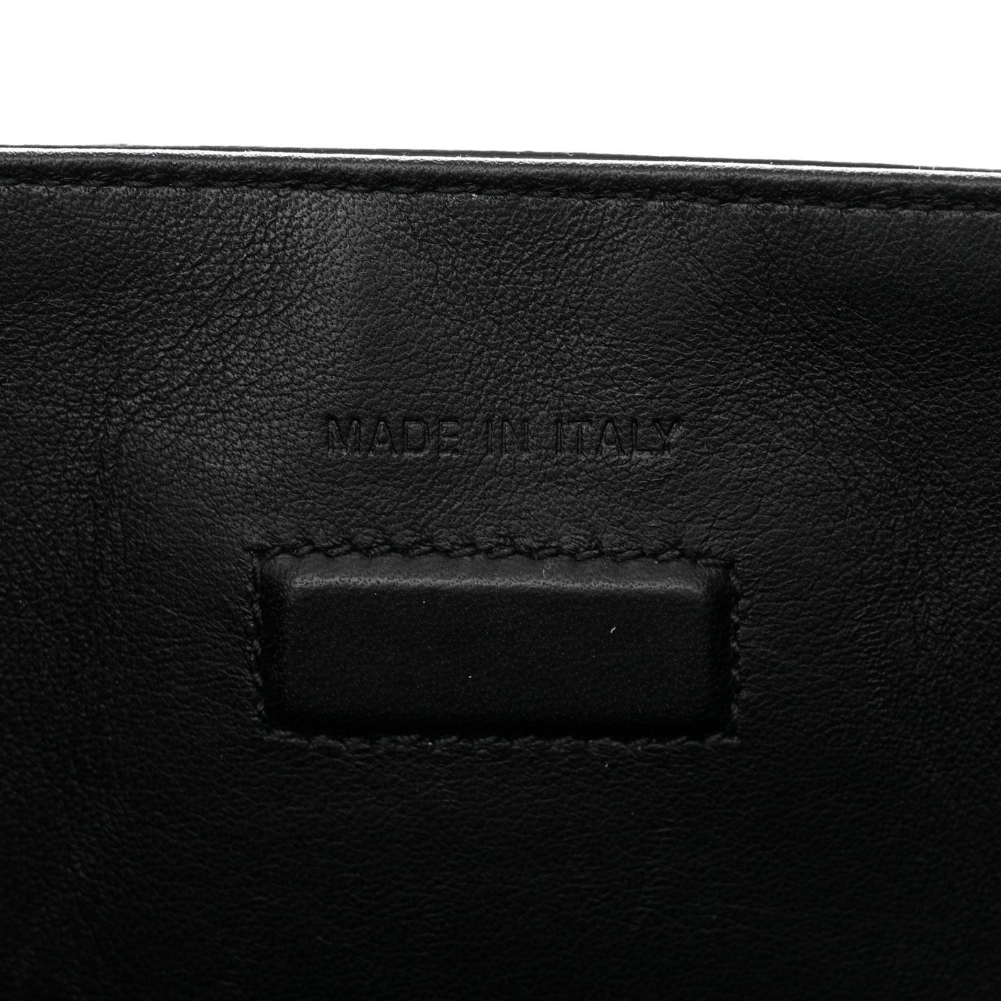 Grained Calfskin Medium Diorever Flap Black